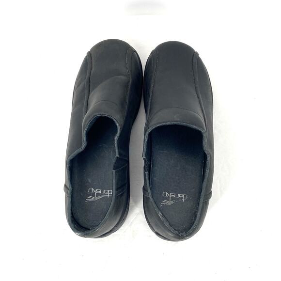 Dansko Calla Black Leather Clogs Women’s Size EU 40 US 9.5-10 - Picture 3 of 11